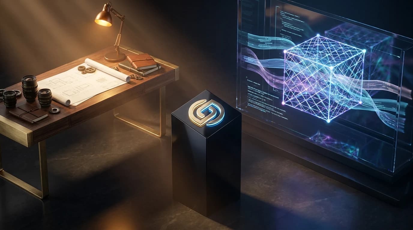 Human strategic studio craftsmanship contrasted with computational AI neural networks