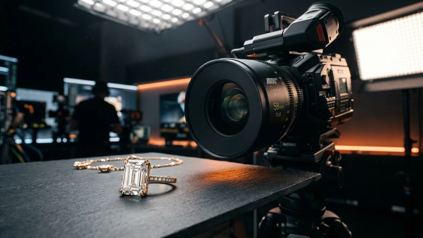 Macro Studio Film Production for Jewelry